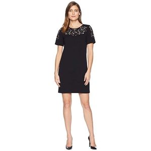 Calvin Klein Embroidery Sheath Dress 2P